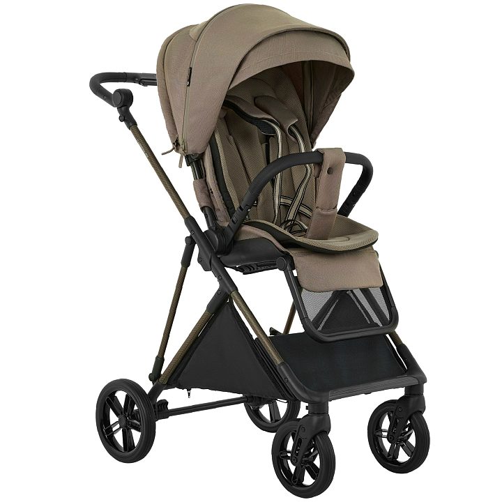 Детская прогулочная коляска Nika Kids НИКА Санки Наши Детки Динозаврики — как выглядит в жизни