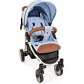 Детская прогулочная коляска Nuovita Corso (Azzuro/Argento Светло-Глубой
						
					) — Фото