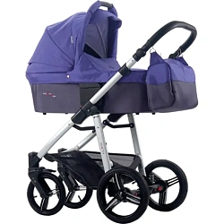 Детская коляска Bebetto Nico Plus 2 в 1 цвет рамы Silver