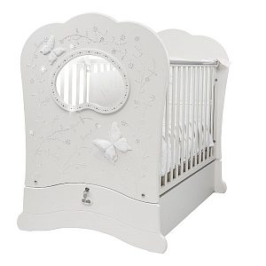 Детская кроватка Feretti FMS Charme Oblo Brillante, продольный маятник