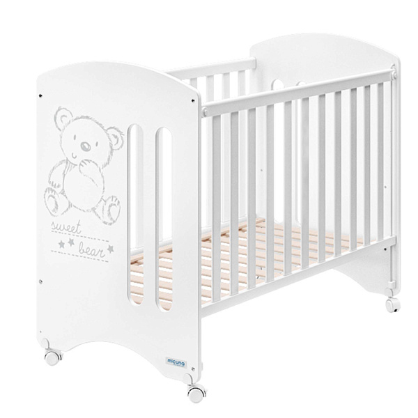 Детская кроватка Micuna Sweet Bear Basic с матрасом Sleepy фото 4
