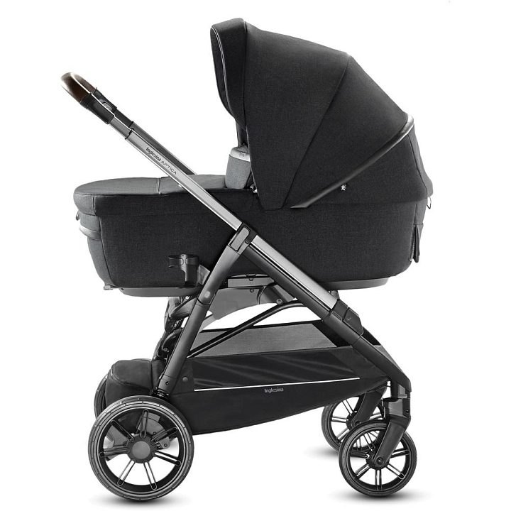 Детская коляска Inglesina Aptica System Quattro 4 в 1 на шасси Aptica Black — как выглядит в жизни