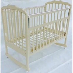 Детская кроватка-качалка Baby Luce Лана 1.3 + колеса