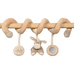 Мягкие игрушки Nattou Toy spiral Наттоу Той спираль Cappuccino Кролик, Овечка и Ослик 211161