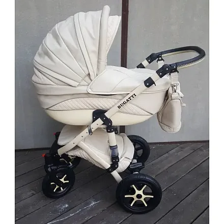 Детская коляска Anmar Bugatti Ecco 2 в 1, экокожа