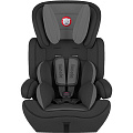 Детское автокресло Lionelo Levi Plus + подарок: шторки и органайзер (Black) — Фото