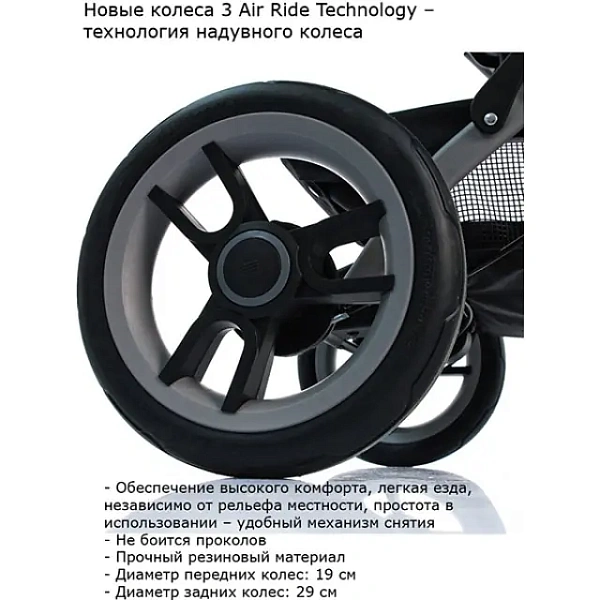 Детская коляска Teutonia Mistral S V3 Titanium Теутония Мистраль С В3 Титаниум 2 в 1 фото 14