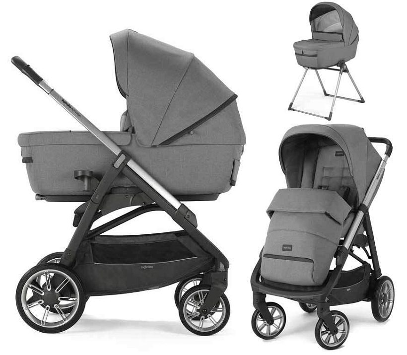 Детская коляска Inglesina Aptica System Duo 2 в 1 на шасси Aptica Graphite — как выглядит в жизни