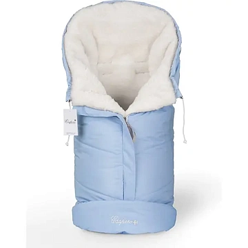 Конверт в детскую коляску Esspero Sleeping Bag White 100% шерсть