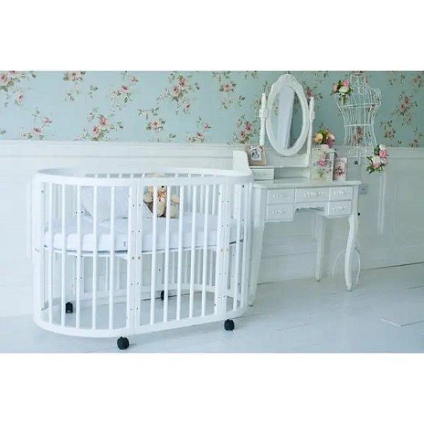 Детская кроватка Феалта-baby Феалта-беби Луна 5 в 1 с маятником фото 2