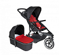 Детская коляска Phil and Teds Sport, прогулка+блок для новорожденных, 2 в 1 (Chilli Red / Красный
						
					) — Фото