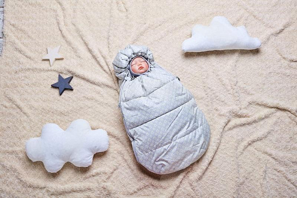 Демисезонный конверт для новорожденного Топотушки Бемби Звездочка фото 2