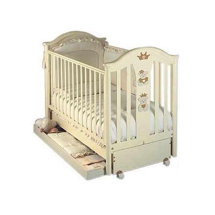 Детская кроватка Pali Caprice Royal, продольный маятник