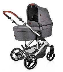 Детская коляска ABC-Design Catania 4 2023 2 в 1 на серебряной раме