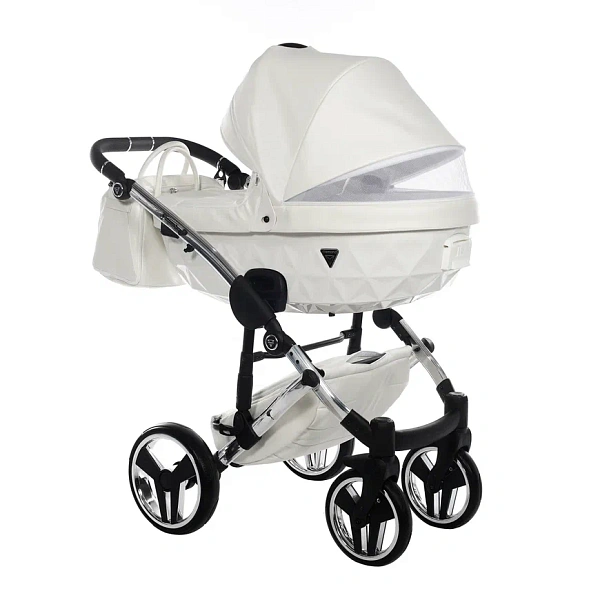 Детская коляска Junama Diamond Individual V2 2 в 1 на серебряной раме фото 3