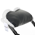 Муфта для рук Esspero Lit Leatherette Эко-кожа (Black-White) — Фото