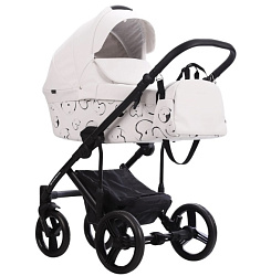 Детская коляска Bebetto Magnum Light SE Pro 2 в 1 на черной раме