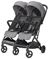 Детская прогулочная коляска для двойни Inglesina Twin Sketch (Grey
						
					) — Фото