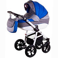 Детская коляска Adamex Avanti 3 в 1 (20-b синий-серый-графитовый
						
					) — Фото