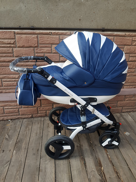 Детская коляска Mikrus Cruiser Premium 3 в 1, 100% эко-кожа фото 6