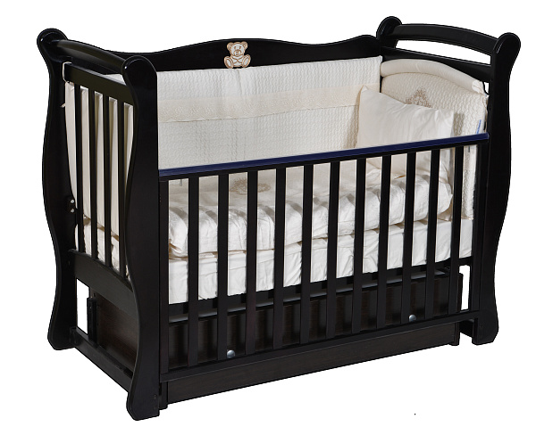 Детская кроватка Кедр Viola 1 автостенка/универсальный маятник фото 1