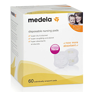 008.0374 Прокладки одноразовые для груди Medela (60 штук)