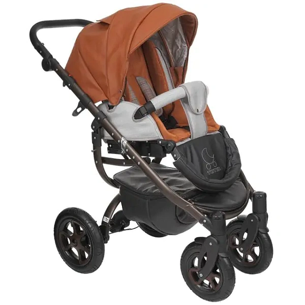 Детская коляска Tutek Grander Plus Eco 3 в 1, ткань+эко-кожа фото 1