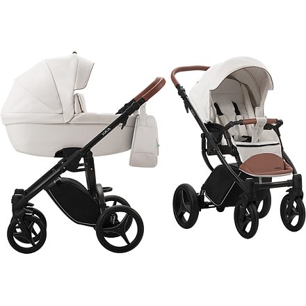 Детская коляска Bebetto Luca Pro 2 в 1, экокожа