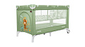 Детский манеж-кровать Carrello Piccolo+ CRL-11605 (Cameo Green с рисунком
						
					) — Фото