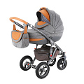 Детская коляска Adamex Avila Pretty 3 в 1, ткань+эко-кожа (3PY
						
					) — Фото