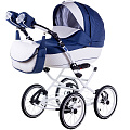 Детская коляска BeBe-Mobile Santana Ecco 2 в 1, ткань+эко-кожа (838s
						
					) — Фото