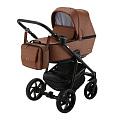 Детская коляска BeBe-Mobile Gusto Deluxe 2 в 1, эко-кожа (GU111 (коричневая эжко-кожа)
						
					) — Фото