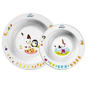 Набор Avent  из 2 глубоких тарелок SCF708/00