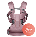 Многофункциональный рюкзак-кенгуру BabyBjorn One Air для ношения ребёнка на груди и на спине (Лавандовый) — Фото