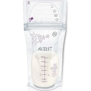 80250 Пакеты для хранения молока Philips Avent VIA SCF603/25 180 мл 25 шт