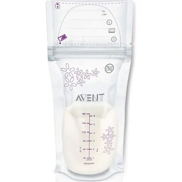 80250 Пакеты для хранения молока Philips Avent VIA SCF603/25 180 мл 25 шт