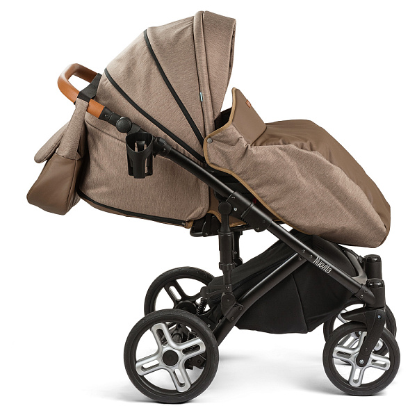 Детская коляска Nuovita Carro Sport 2 в 1, ткань+эко-кожа фото 9