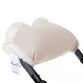 Муфта для рук Esspero Lit Leatherette Эко-кожа (Beige-White) — Фото