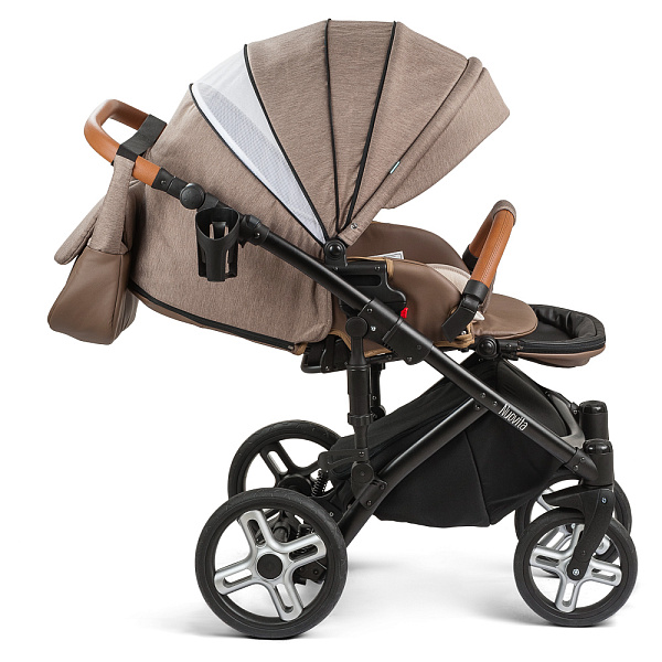 Детская коляска Nuovita Carro Sport 2 в 1, ткань+эко-кожа фото 10