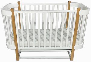 Детская кроватка ByTwinz Carly 3 в 1 продольный
