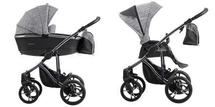 Детская коляска Bebetto Bresso Premium Class Dark 2020 3 в 1