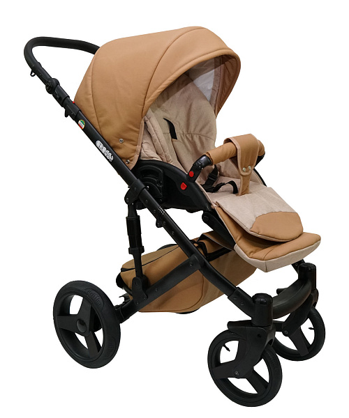Детская коляска Ray Ultra Ecco 2 в 1, 100% эко-кожа фото 14
