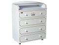 Пеленальный комод Bellini Roberto (Белый
						
					) — Фото