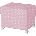 Пуфик с ящиком Micuna Foot Rest (Galaxy Pink / Ножки White) — Фото