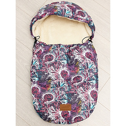Универсальный меховой конверт AmaroBaby Little Friend Фантазия 80х45 см