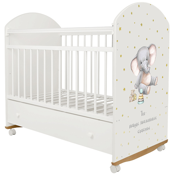 Детская кроватка Indigo My Sleepy с ящиком фото 3