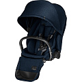 Детская коляска Cybex Priam Lux 3 в 1, шасси Trekking Chrome (Midnight Blue
						
					) — Фото