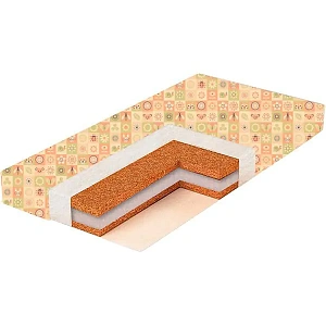 PС-6 Беспружинный матрас в детскую кроватку Bambola Puff Comfort 6 см, бязь 60х120