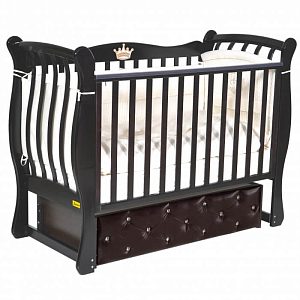 Детская кроватка Luciano Verona Elegance Premium, универсальный маятник/ящик