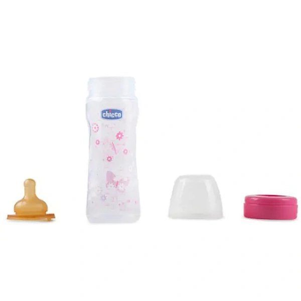 Бутылочка Chicco Well-Being Boy / Girl Чико Велл-Биинг Бой / Герл 250 мл, 2 мес.+, лат. соска, перем. поток, РР фото 5